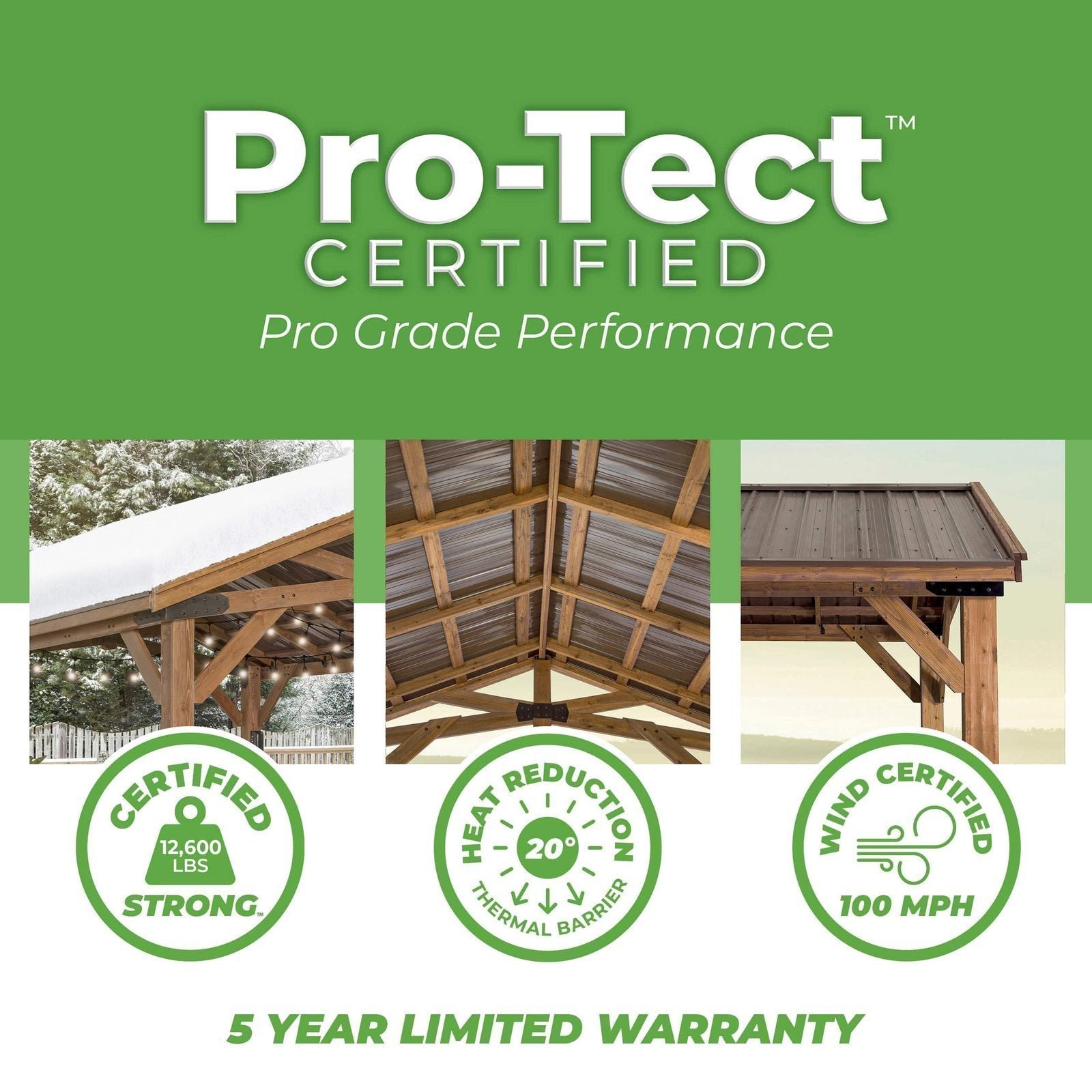 Norwood Carport/Gazebo 20×12 - Image 3