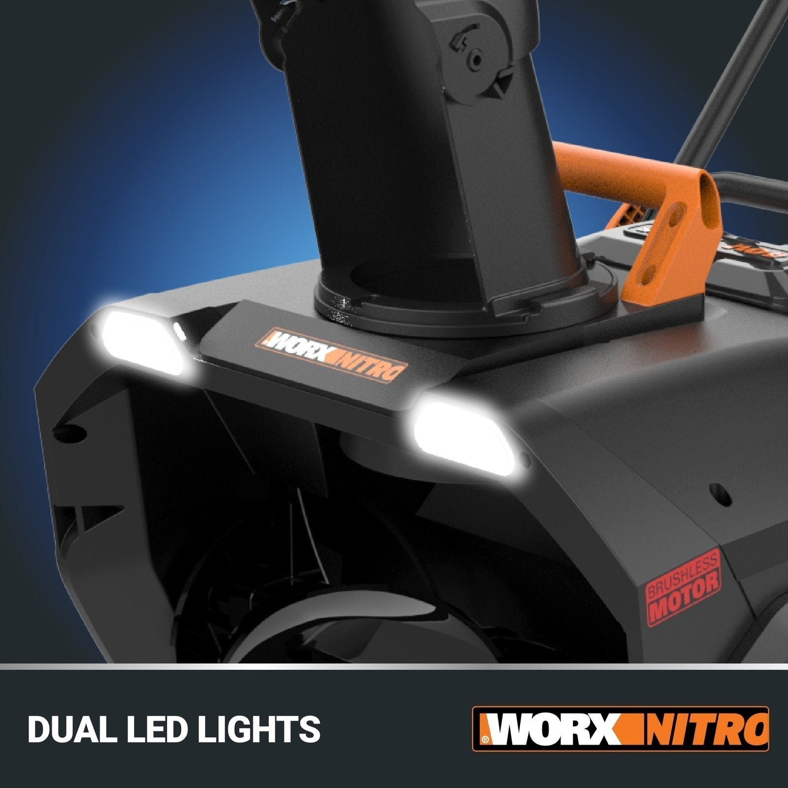 Worx WG471 40V Power Share 20″ Cordless Snow Blower with Brushless Motor - Image 8