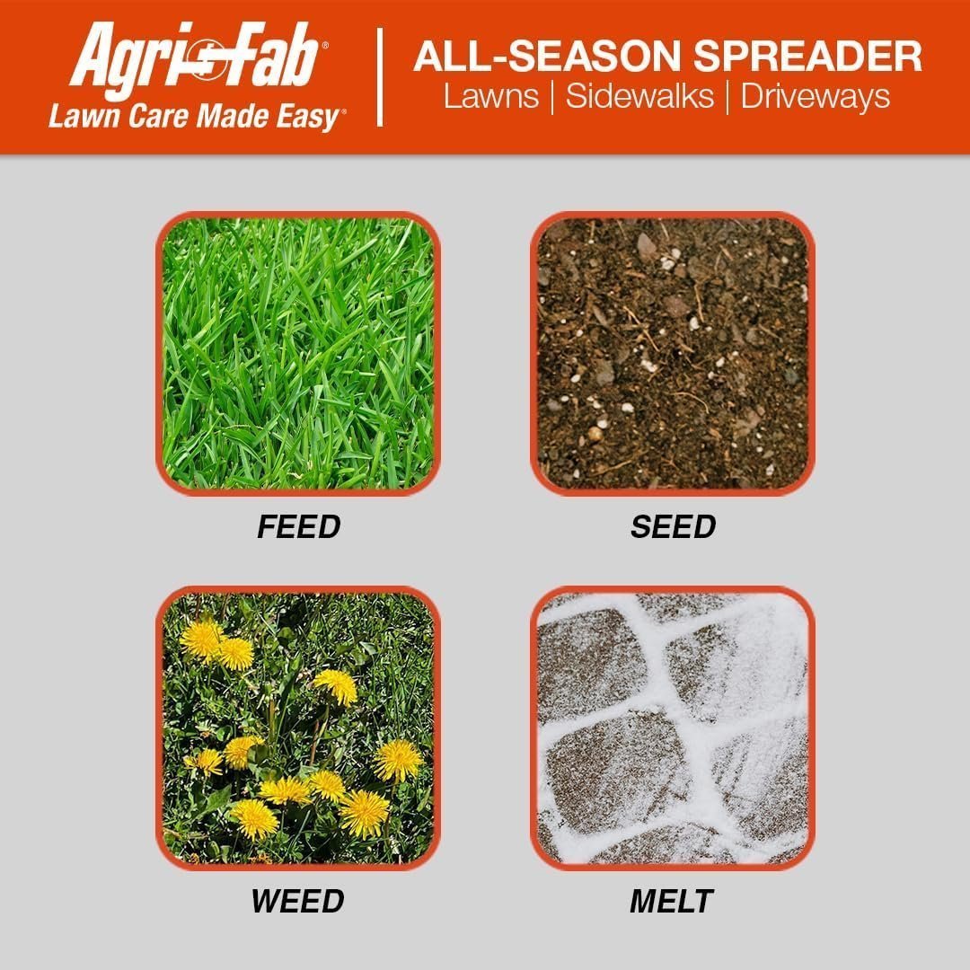 Agri-Fab 45-0543 Tow-Behind 100 lb Lawn & Garden Spiker Seeder Spreader - Image 58