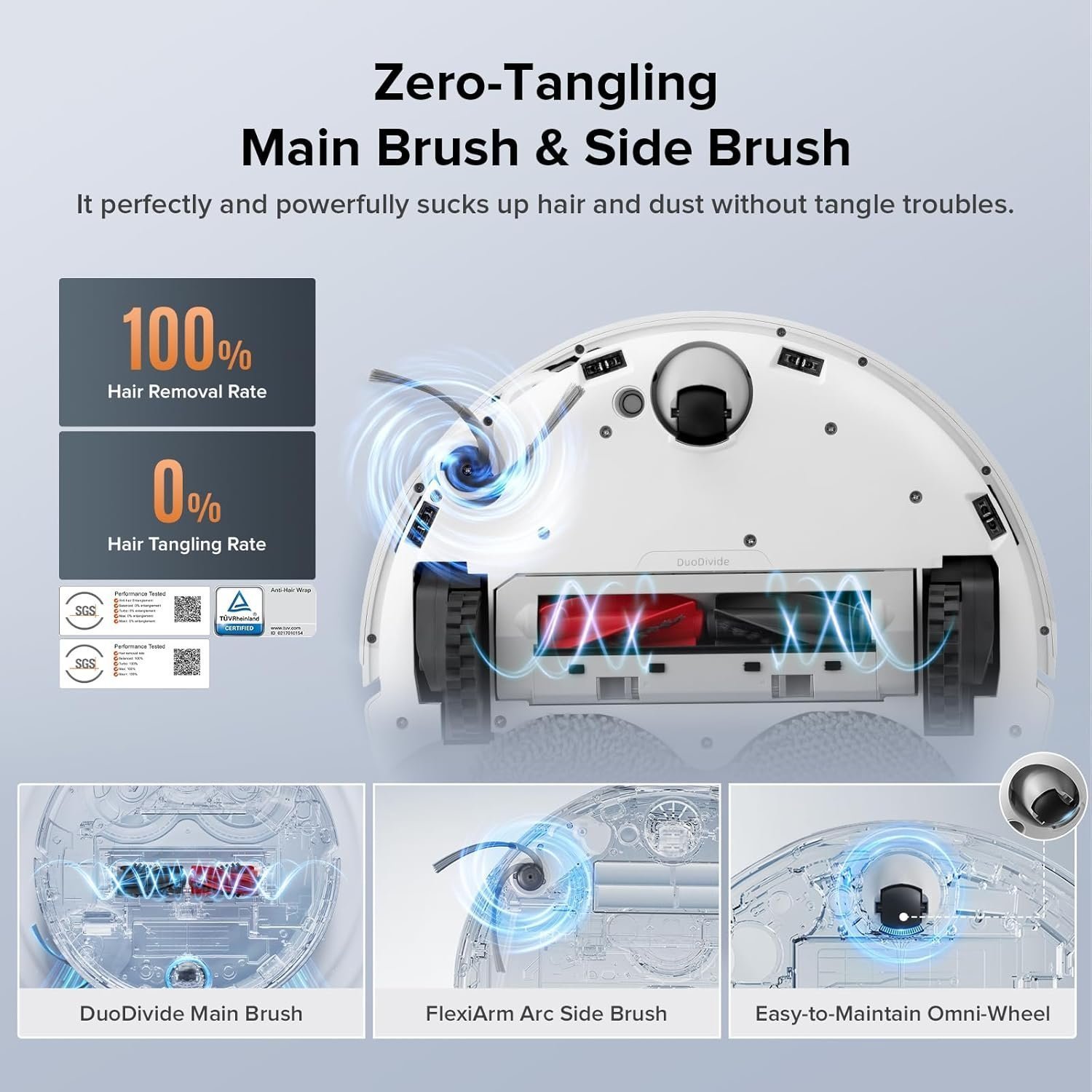 Roborock Qrevo Edge S5A Robot Vacuum & Mop, 18,500Pa, Zero-Tangle - Image 36