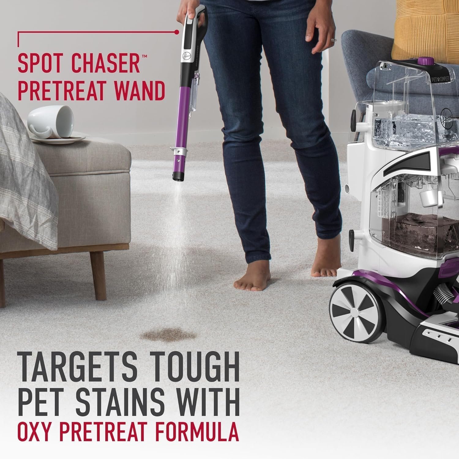 Hoover Smartwash Automatic Carpet Cleaner Machine, FH52000, Turquoise - Image 39