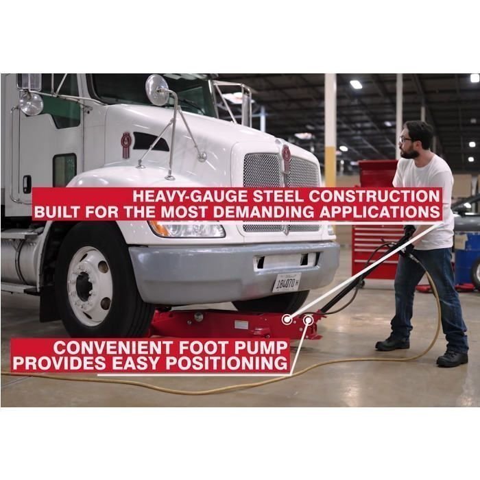 AFF 10-Ton Long Chassis Air Assist Service Jack - Image 2